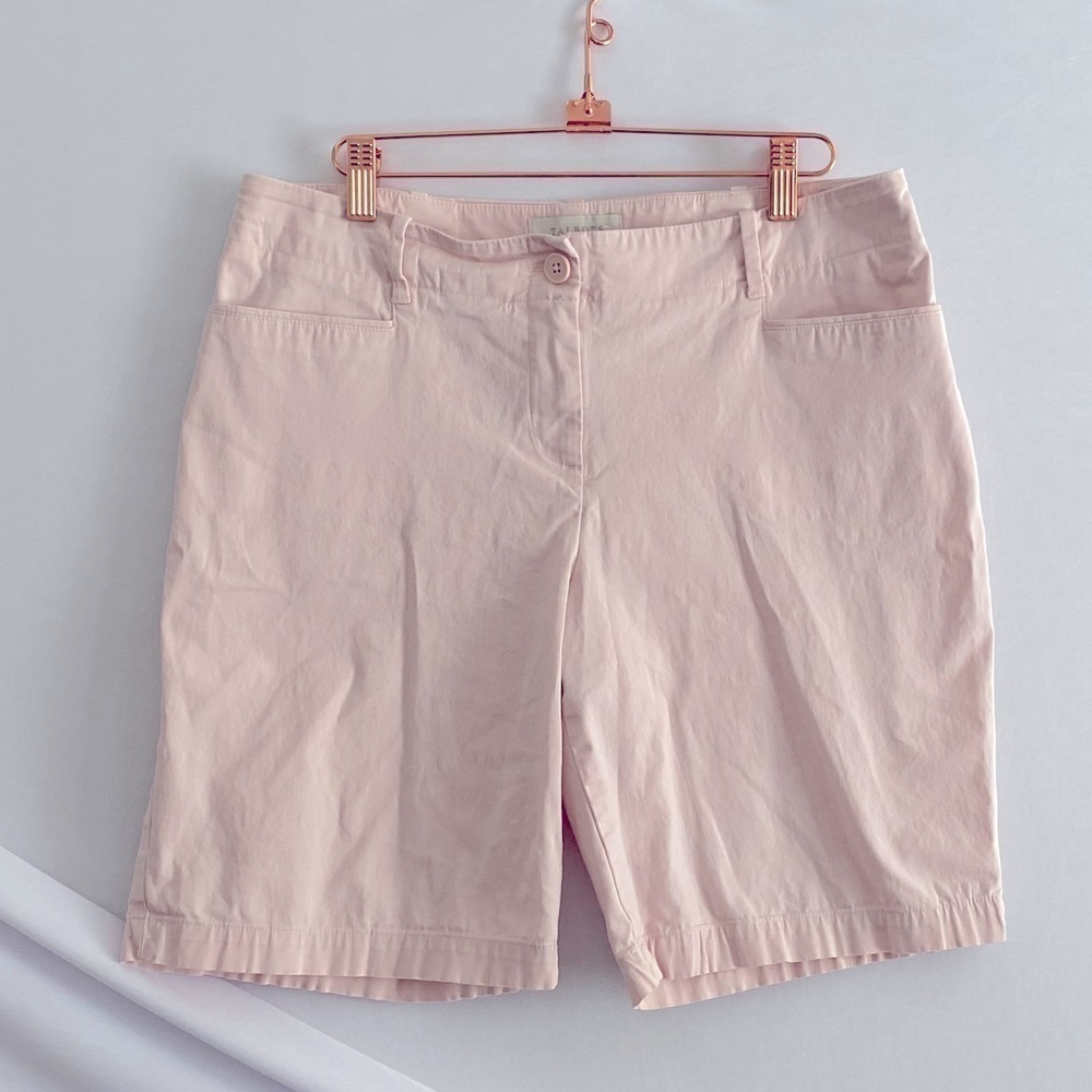 Talbots Relaxed Petite Chino Shorts In Light Pink Size 10P
